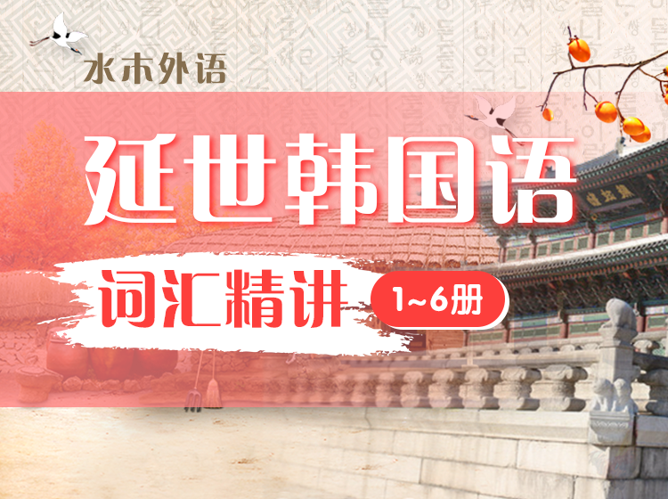 21.延世韩国语1-6册词汇精讲